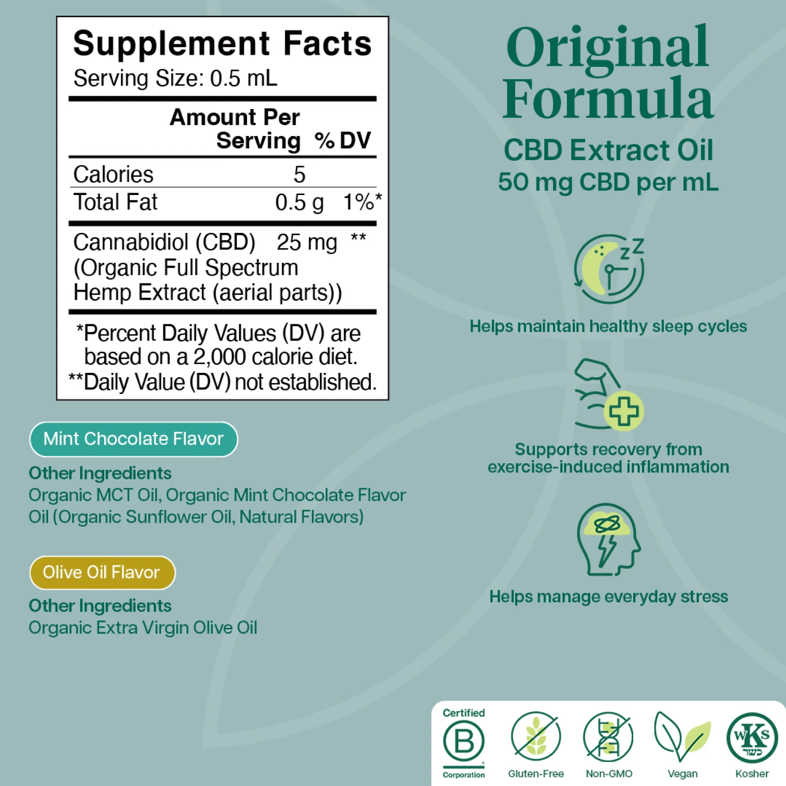Original Formula 50MG CBD Oil - Image 9